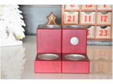 Hobler - Advent candlestick red