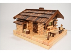 Tilo Kempf - Lichterhaus Skihütte mit Figuren