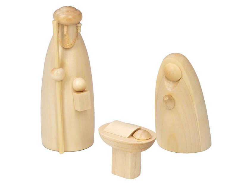 Schalling - Heilige Familie natur 3-teilig