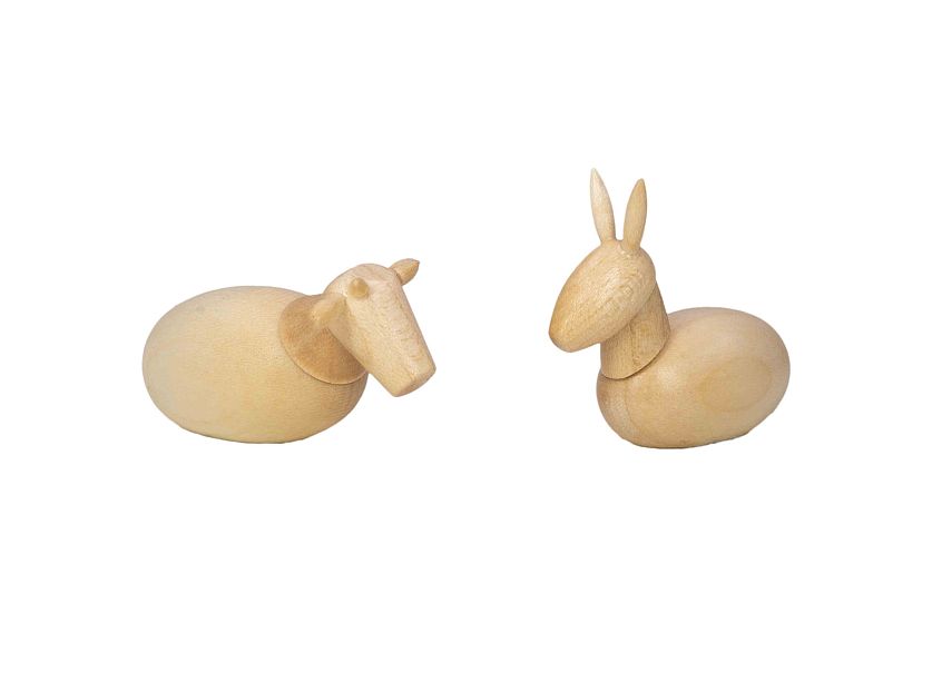 Schalling - Ox & donkey, natural