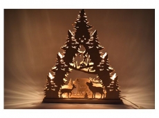 Weigla - Lichterspitze 7 flg. Hirschfamilie, LED
