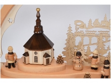 Lenk - Candle arch Seiffen church winter children