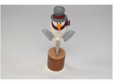 Hobler - Otto beim Holz hacken / rot