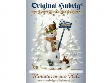 Hubrig - Winterkind Schneemann " Rutschgefahr "