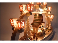 Richard Glässer - Schwibbogen Weihnachtswald mit Adventshaus (mit Video)