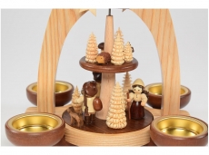 Dregeno - Pyramide mit Waldfiguren 2-stöckig