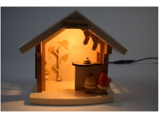 Wagner - Christmas hut knitting illuminated