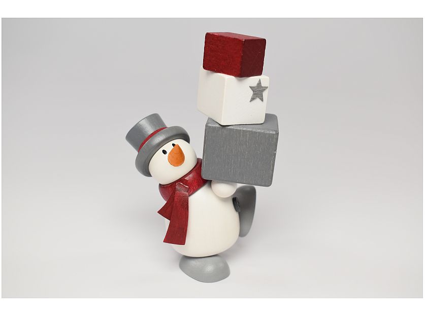 Hobler  Otto with stack of presents