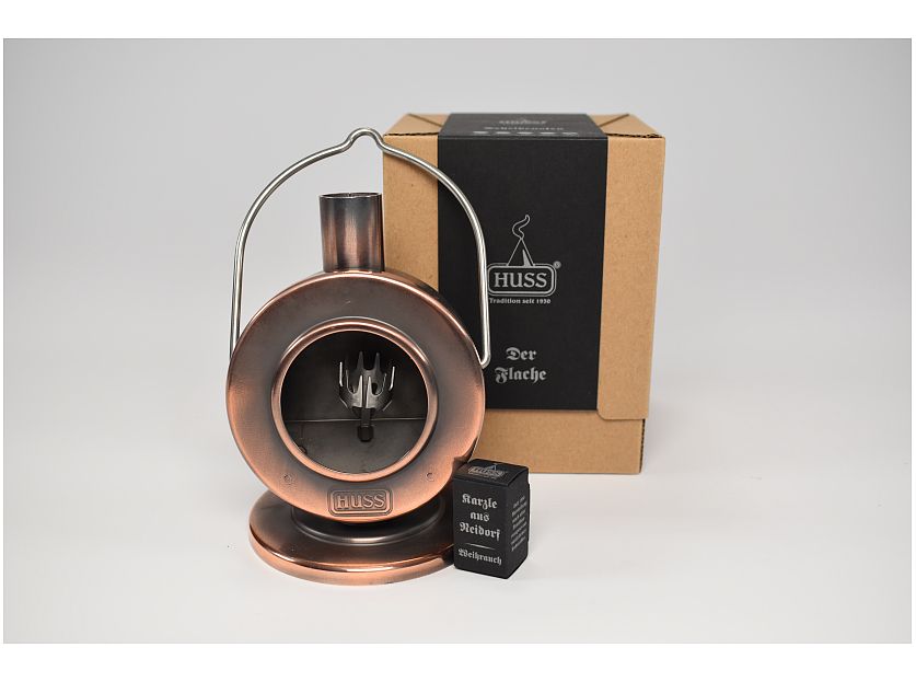 Huss - Scheibenofen - Der Flache altkupfer
