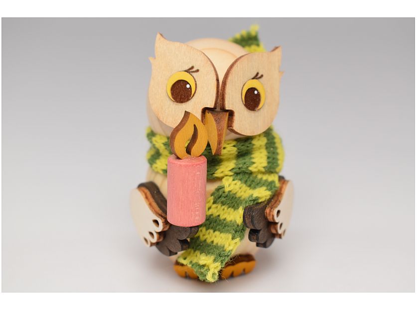 Kuhnert  Mini Owl with Candle