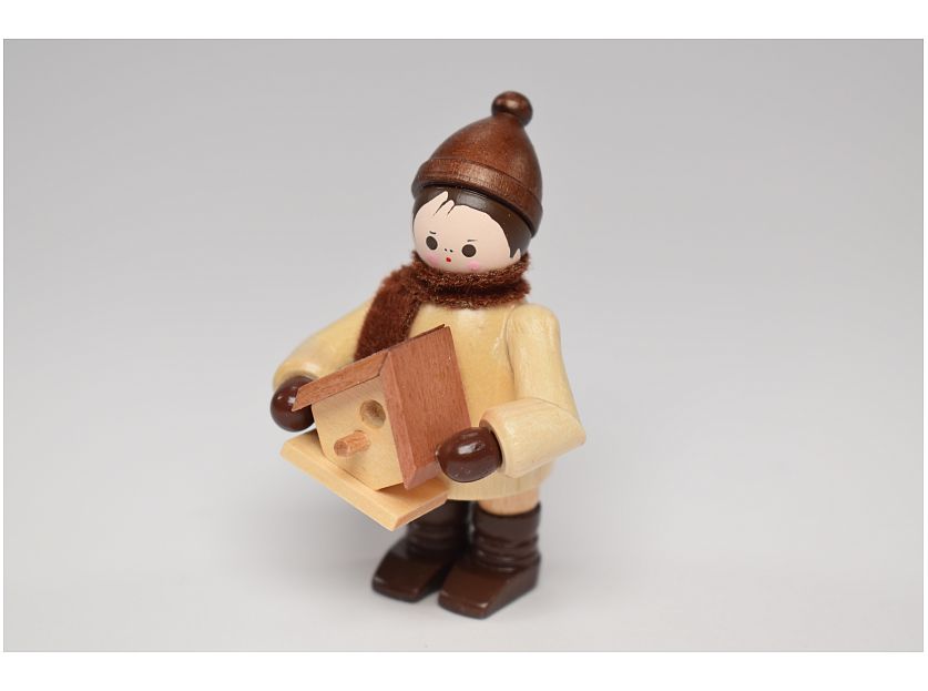 Romy Thiel - Winterkind mit Nistkasten