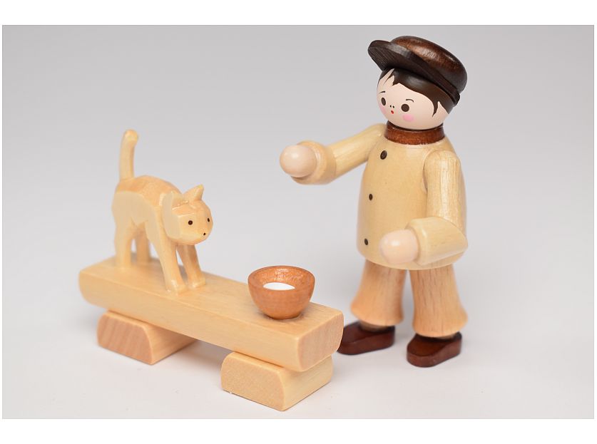 Romy Thiel - Junge fttert Katze