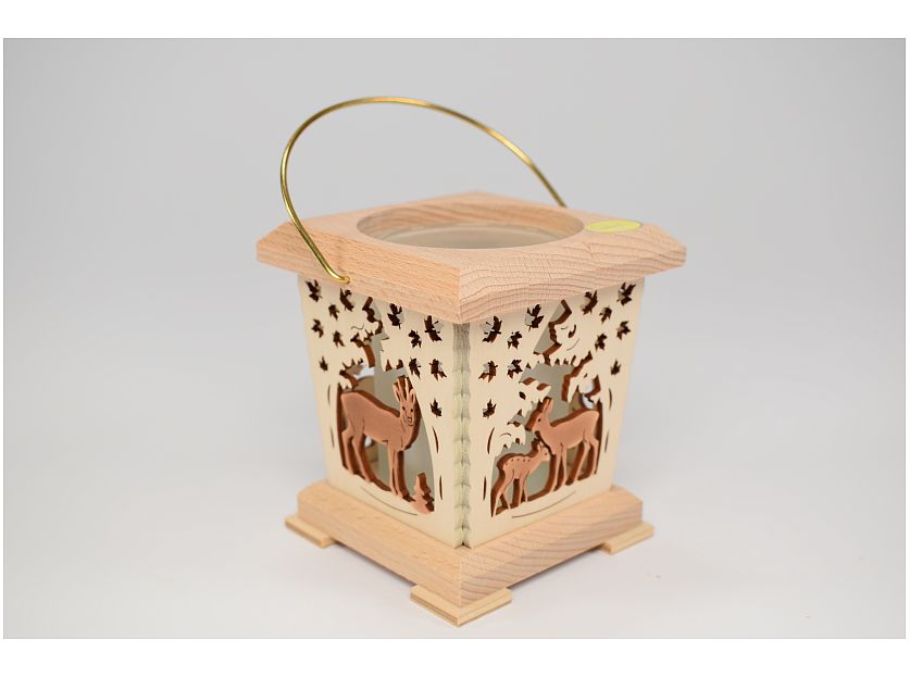 Tietze - Lantern Tealight white, In the Forest