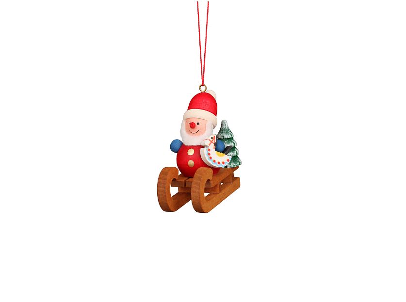 Ulbricht - tree hanging Santa Claus on sleigh (Novelty 2023 - coming soon)