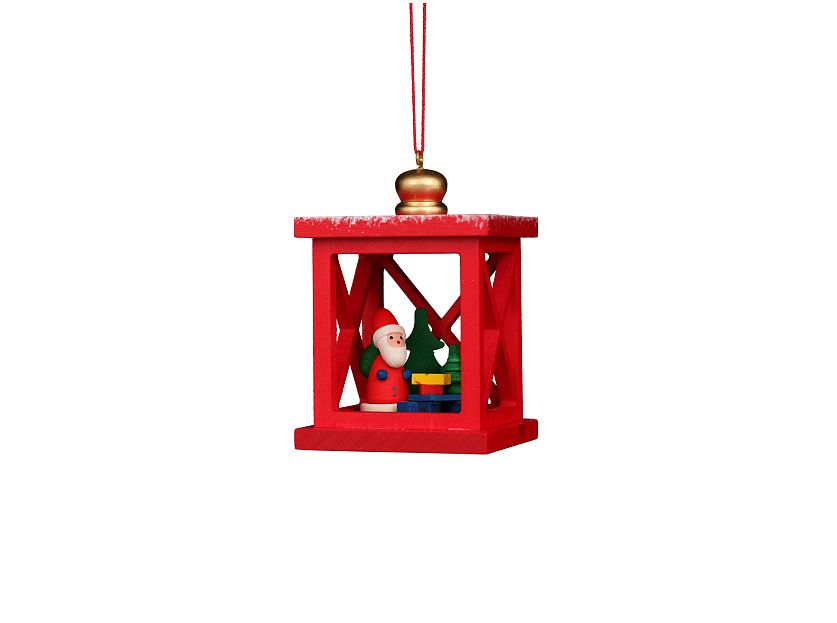 Ulbricht - Tree decoration Christmas lantern with Father Christmas