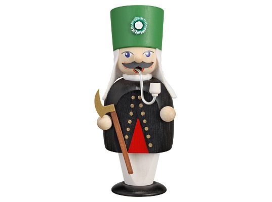 Seiffener Volkskunst - Rucherfigur Kleine GesellenBergmann mit Hacke