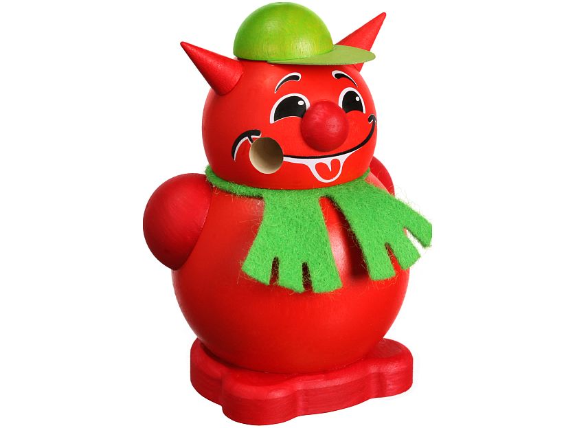 Seiffener Volkskunst - Kugelrucherfigur klein Teufel