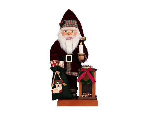 Ulbricht - Nutcracker Santa At Fireplace (with video)