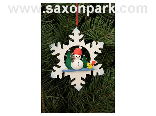 Ulbricht - Snowflake Snowman Ornament