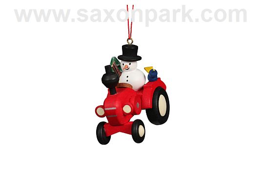 Ulbricht - Ornament Tractor With Snowman