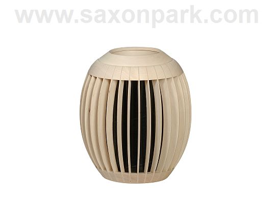 KWO - Dry vase Venezia, maple wood, natural/black