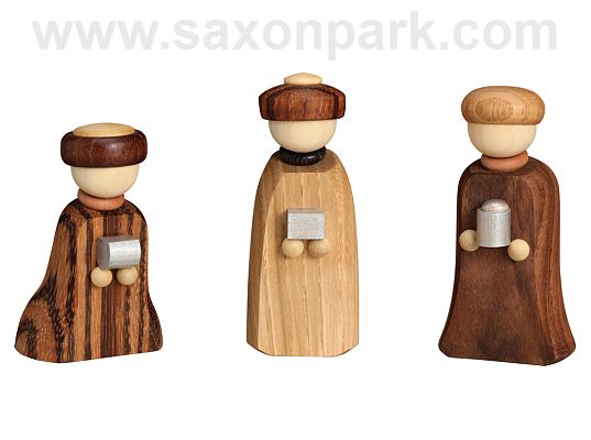 Seiffen Handcraft - Miniature Three Wise Men