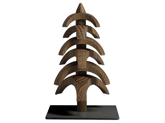 Seiffen Handcraft - Design object Tree to turn, Smoked oak, 4,5 inch
