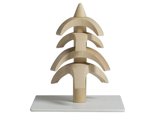 Seiffener Volkskunst - Drehbaum Twist, Weibuche, 8 cm