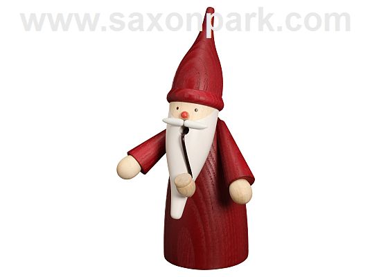 Seiffen Handcraft - Incense Figure Gnome in red