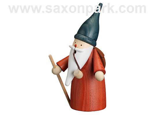 Seiffen Handcraft - Incense Figure Gnome Hiker