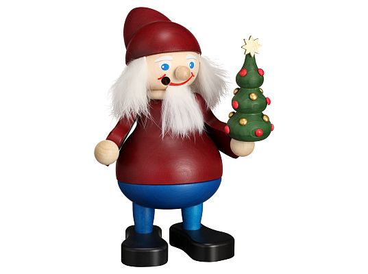 Seiffen Handcraft - Incense Figure Christmas Brownie with Tree