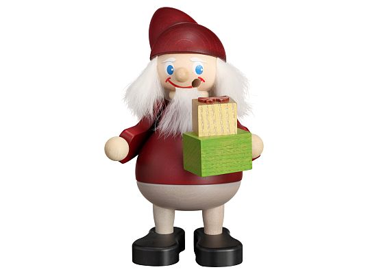 Seiffen Handcraft - Incense Figure Christmas Brownie with Gift