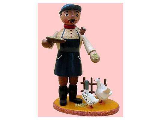 Mothes - incense smoker poultry farmers with 2 geese