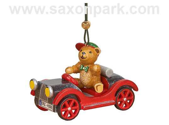 Hubrig - hanging car with teddy bear