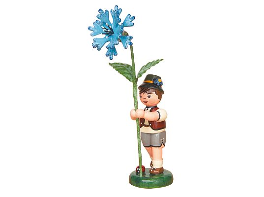 Hubrig - Flower boy with Cornflower
