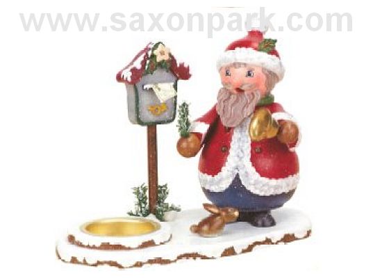 Hubrig - Ruchermann - Weihnachtsmann mit Teelicht