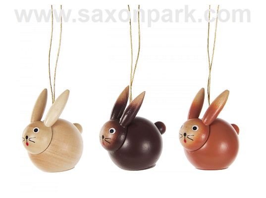 Ornament Bunnies small (3 pieces)