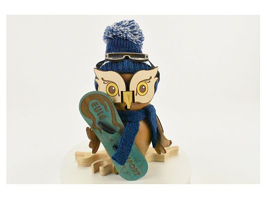 Kuhnert - smoker Owl with Snowboard (with video)