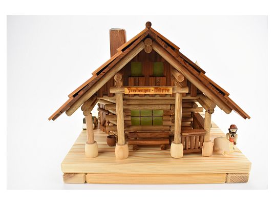 Tilo Kempf - Lichterhaus Freiberger Hütte mit Kettensäger