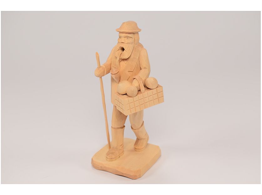 Dregeno - Smoking man mushroom picker carved