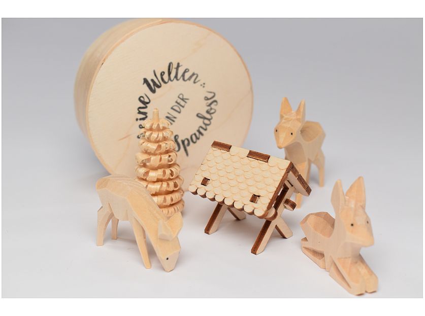 Dregeno – Chip box with deer group