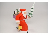 Santa Claus with tree carved (with video)