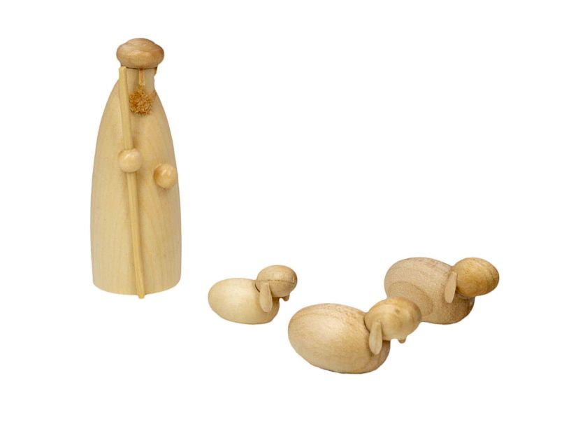 Schalling - Shepherd group, natural, 4 pcs