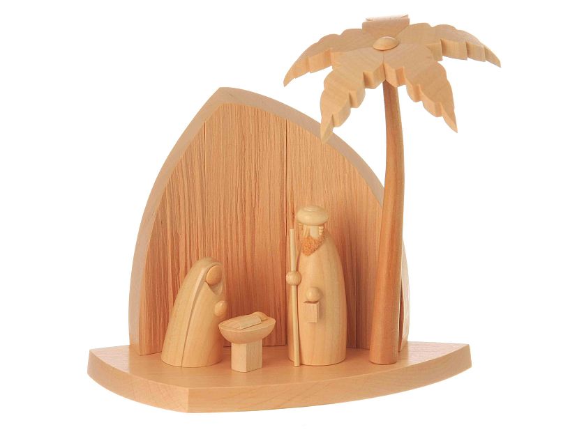 Schalling - Rock with nativity and palm, natural