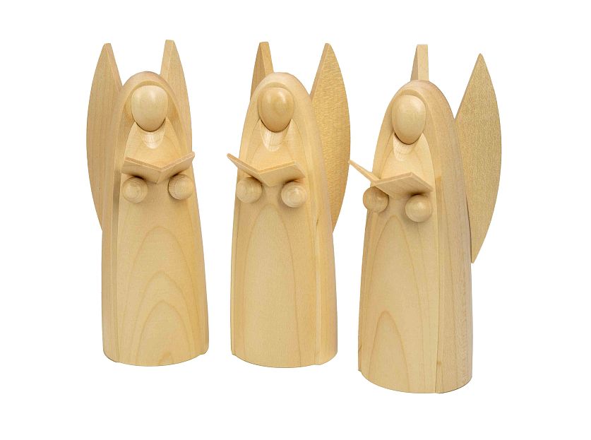 Schalling - Hallelujah angels, natural, 3 pcs