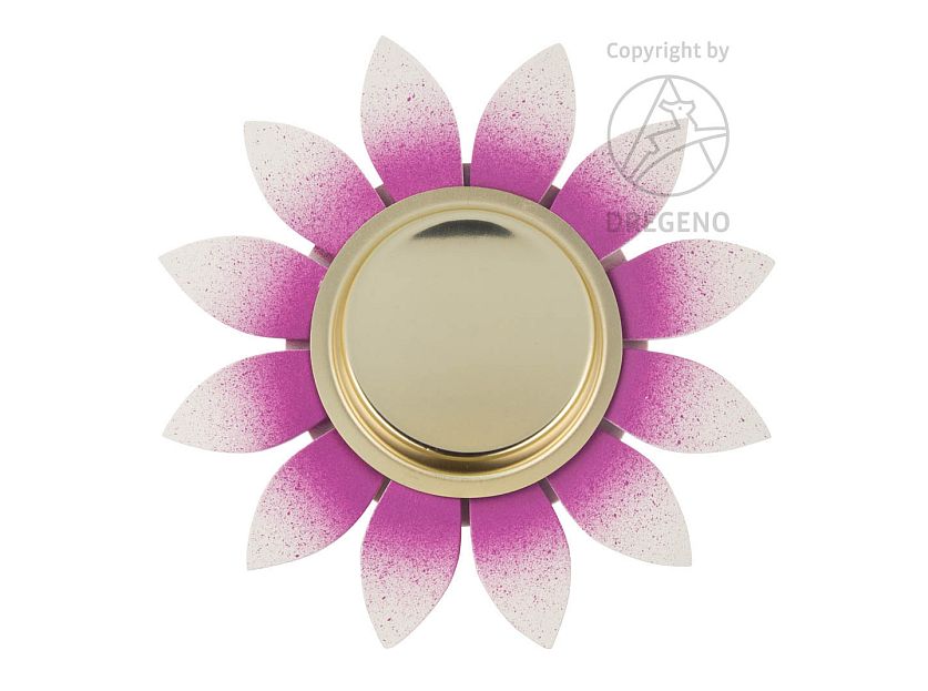 tealight holder flower pink