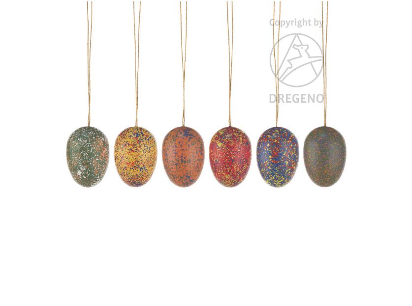 Ostereier bunt 6 Stck.
