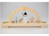 Bettina Franke - Candle arch for tea lights snowman and animals