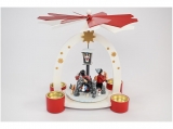 Ulmik - Pyramid with tealights red (with video)