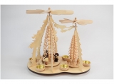 Dregeno - Taulin double pyramid with forest people and deer for tea lights